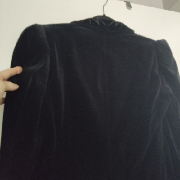 Escada Vintage 80s Velvet Blazer - Sz 38 - Picture 5 of 13
